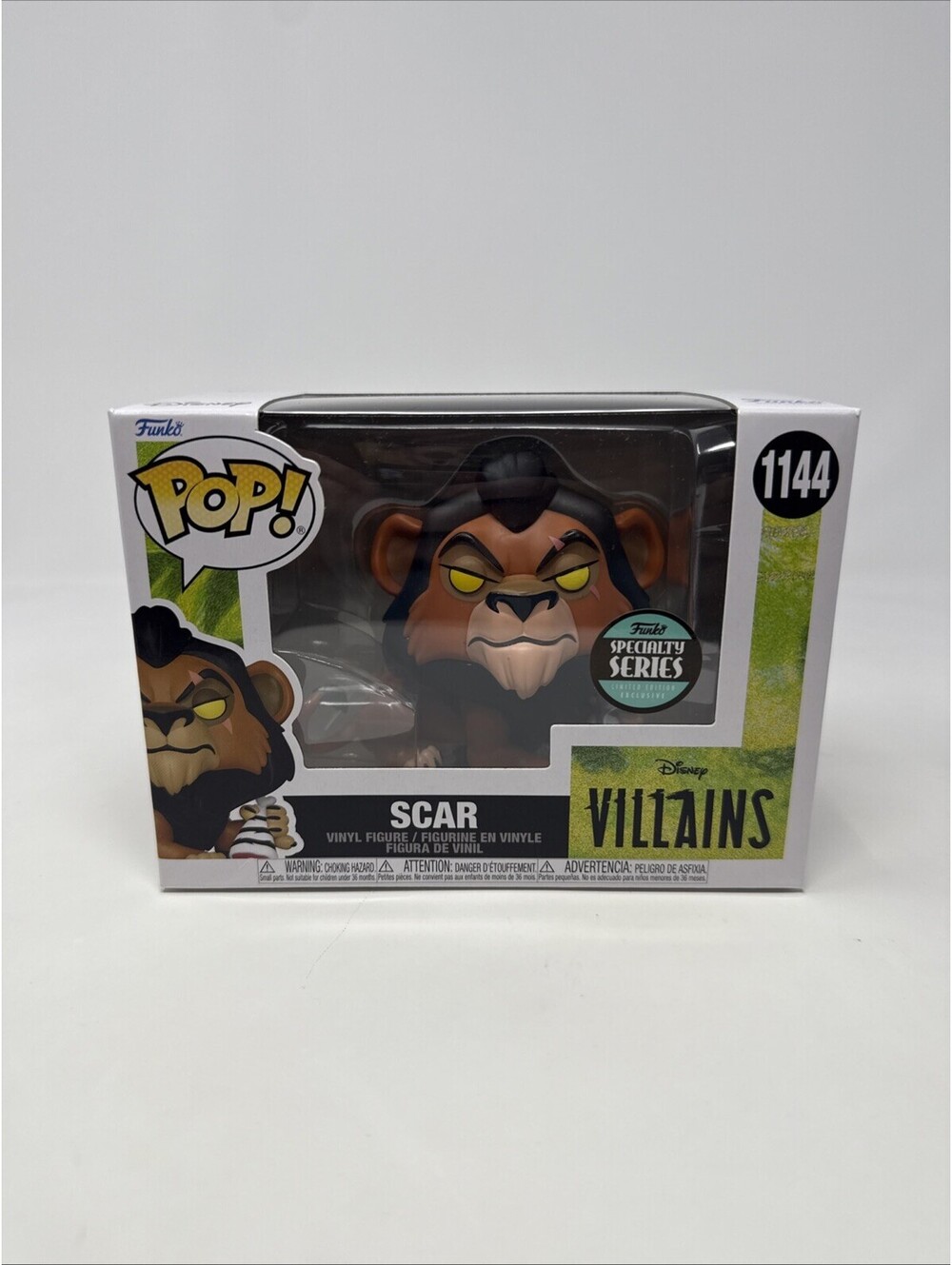 Funko Pop! Vinyl Disney Villains Scar #1144 Specialty Series Standard Vinyl